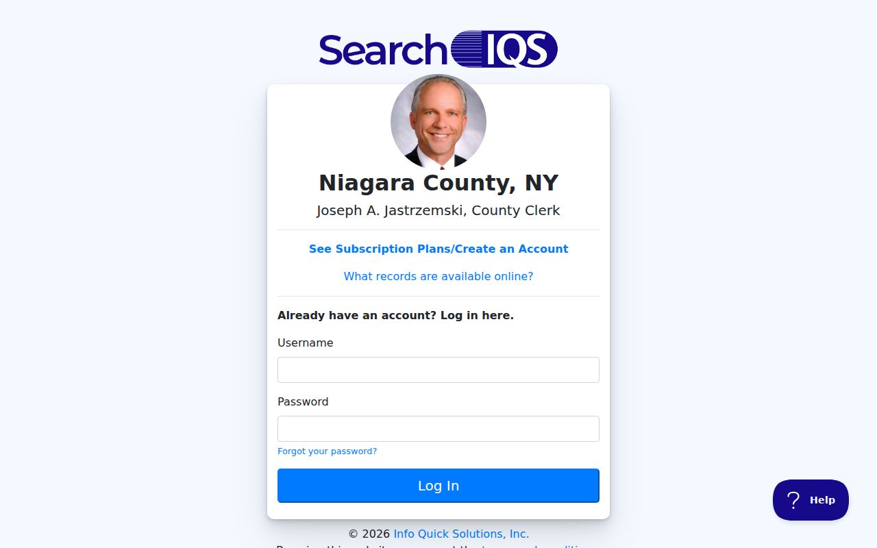 North Tonawanda residents directory Niagara County deed-index access page