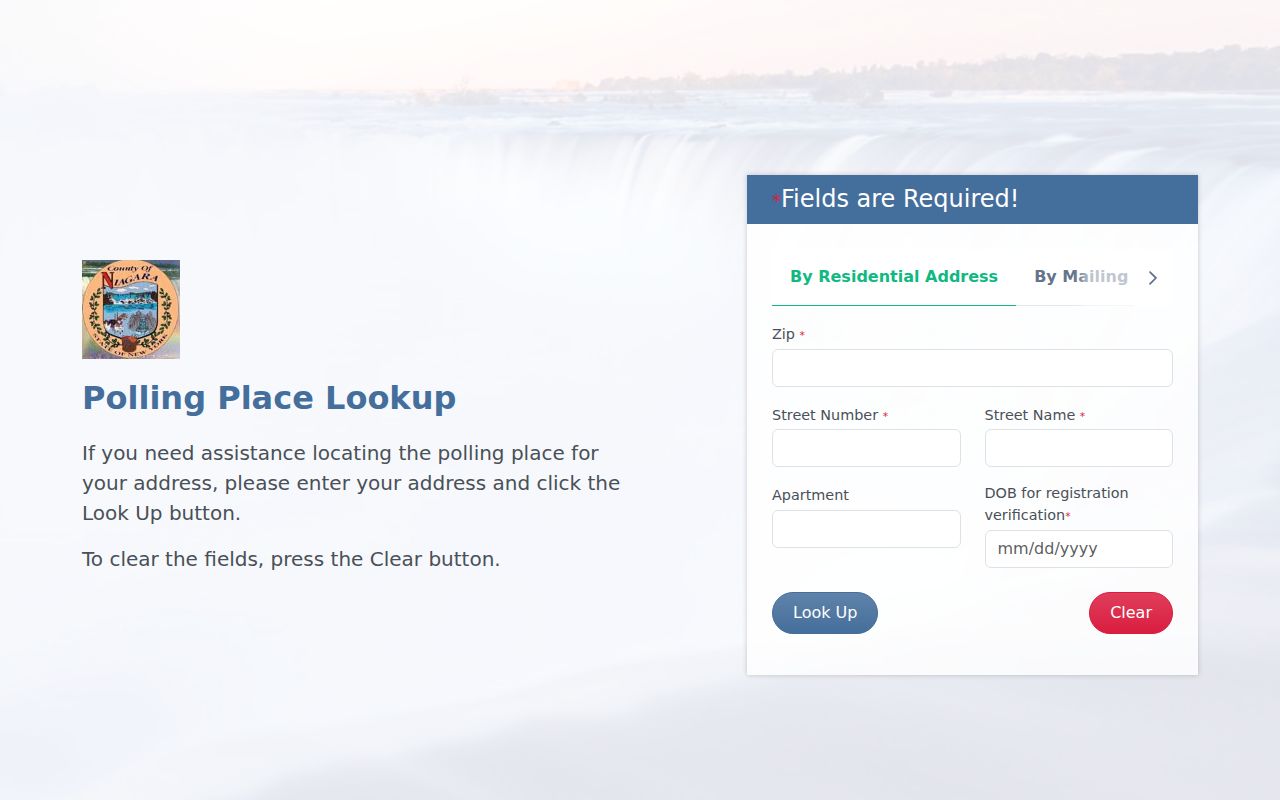 North Tonawanda residents directory polling-place address lookup