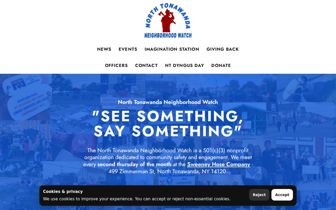 North Tonawanda neighbors community context from the Neighborhood Watch website