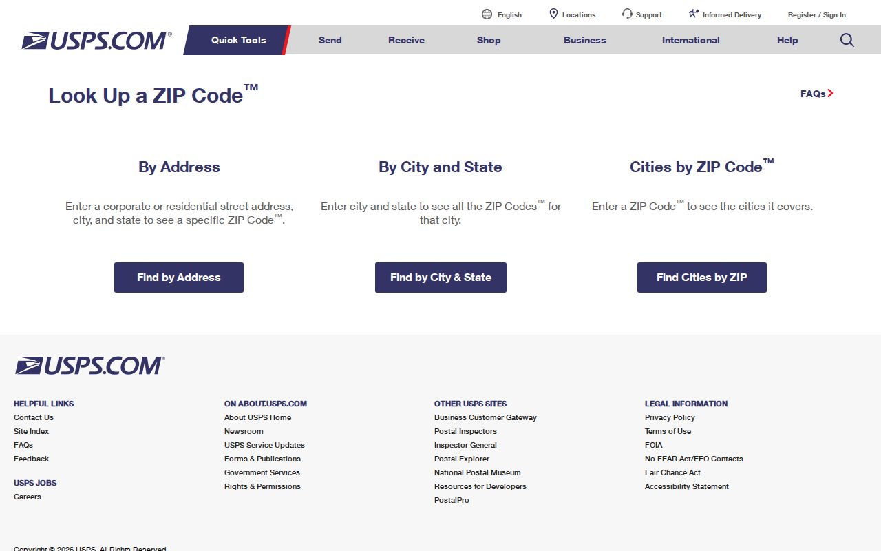North Tonawanda ZIP code directory verification in the USPS address and ZIP lookup